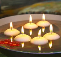 شمع عائم 12 حبة