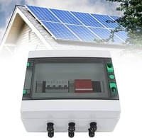 صندوق تجميع الطاقة الشمسية بقواطع ac و dc و مانع ص...