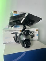 كاميرا طاقة شمسية 6ميجا - ULTRA HD - عدستين - جودة...