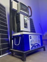 محطة طاقة شمسية متكاملة 2000 واط - ببطارية 200 امب...