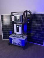 بدون ألواح محطة طاقة شمسية متكاملة 2000 واط - ببطا...