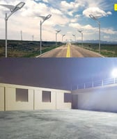 كشاف عامود مع الذراع 400 وات اصفر