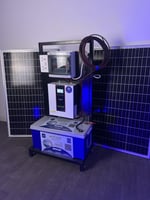 محطة طاقة شمسية متكاملة 2000 واط - ببطارية 200 امب...