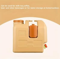 جركل للرحلات سعة 20 لتر للسيارة والتخييم ، دلو ومغ...