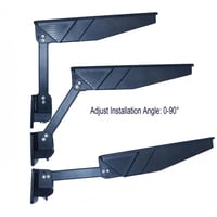 كشاف جداري 12W متحرك - أبيض