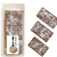 كيكة جوز الهند بالشوكولاتة كيتو