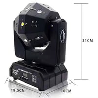 فلاش+اضائة ليزر حفلات 5 الوان led