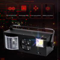 فلاش+اضائة ليزر حفلات منزلي الوان عديدة