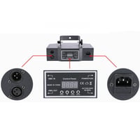 اضائة ليزر حفلات 3 عدسات ميني