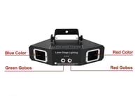 اضائة ليزر حفلات 4 عدسات ميني