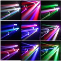 اضائة حفلات سبايدر 9 عدسات كبير 7 الوان