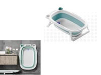 بانيو اطفال قابل للطي اللون الازرق