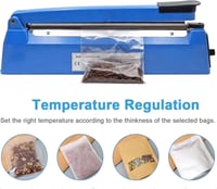 مكينه كبس لحام الاكياس وتغليف 40 سم