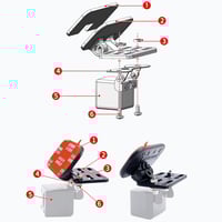 قاعدة تثبيت كاميرا خلفية