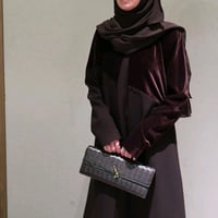 عباية مخمل / كريب