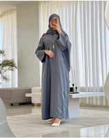 عبايه قماش كريب موس