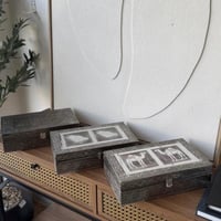 صندوق خشب نحاسي