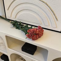 ورد جوري شبه طبيعي غصن طويل