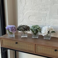 فازه زجاج ورد