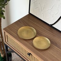 صينيه دائري ذهبي