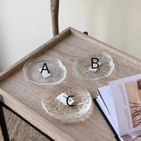 صحن تقديم زجاجي