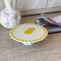 صحن سيراميك بقاعده