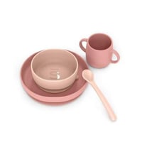 سوافينيكس أدوات طعام للأطفال - وردي