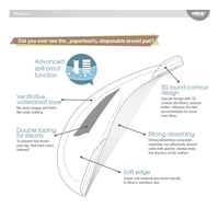 وسادة الثدي القابلة للاستخدام مرة واحدة (36 قطعة)