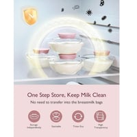 مضخة حليب الثدي مومكوزي M9 فردية – أحمر