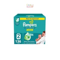 بامبرز بيبي دراي مقاس 2 (136 حفاضة)