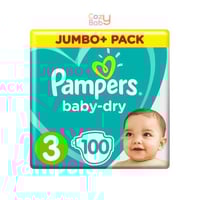 بامبرز بيبي دراي مقاس 3 (100 حفاضة)