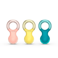 عضاضة للطفل +4 شهر - لون وردي