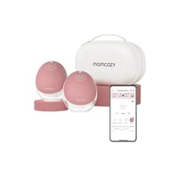 مضخة حليب الثدي مومكوزي M9 مزدوجة – أحمر