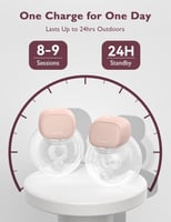 مضخة الثدي مومكوزي S9 برو ،لون وردي