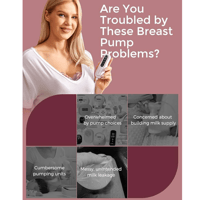 مضخة حليب الثدي مومكوزي V2 Pro المزدوجة – خفيفة ال...