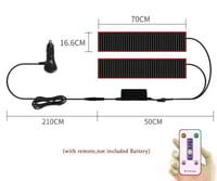 LED العيون السحرية لجميع السيارات لوحة شاشة App ال...