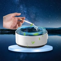 طفاية السجائر الذكية ، مع خاصية تنقية الهواء واستب...