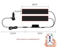 سنتمتر LED 16.6 x 80 قطعتين