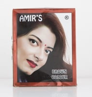 حنة الشعر أميرز لون بني عبوة تحتوى على 6 أكياس