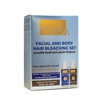 مجموعة تشقير شعر الوجه والجسم من كاسا