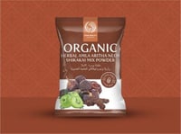 خلطة بودرة الاملا وأريثا وشيكاكاي العشبية العضوية...