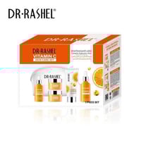 مجموعة فيتامين سي لتفتيح البشرة - 5 قطع من دكتور ر...