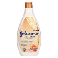 سائل الاستحمام بالزيوت المجددة للبشرة من جونسون