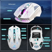 فأرة الألعاب اللاسلكية HXSJ 2.4G هي فأرة حديثة ومب...