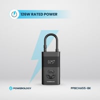 كمبروسر هواء محمول Powerology ‎4000mAh‎ مع باور با...