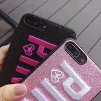 حافظة بتصميم ثلاثي الأبعاد مع لمعان الجليتر لهاتف...