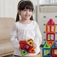 لعبة تركيب اشكال مغناطيسية بسيطة للاطفال ، 20 قطعة