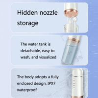 جهاز تنظيف الأسنان بالماء ,اللاسلكي أربع رؤوس و ثل...