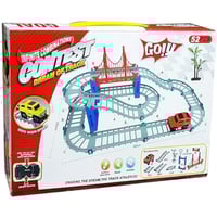 لعبة تصميم مسارات سيارات السباق الممتعة - 52 قطعة...