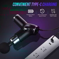 جهاز تدليك العضلات بمقبض كهربائي صغير 32 سرعة و ار...